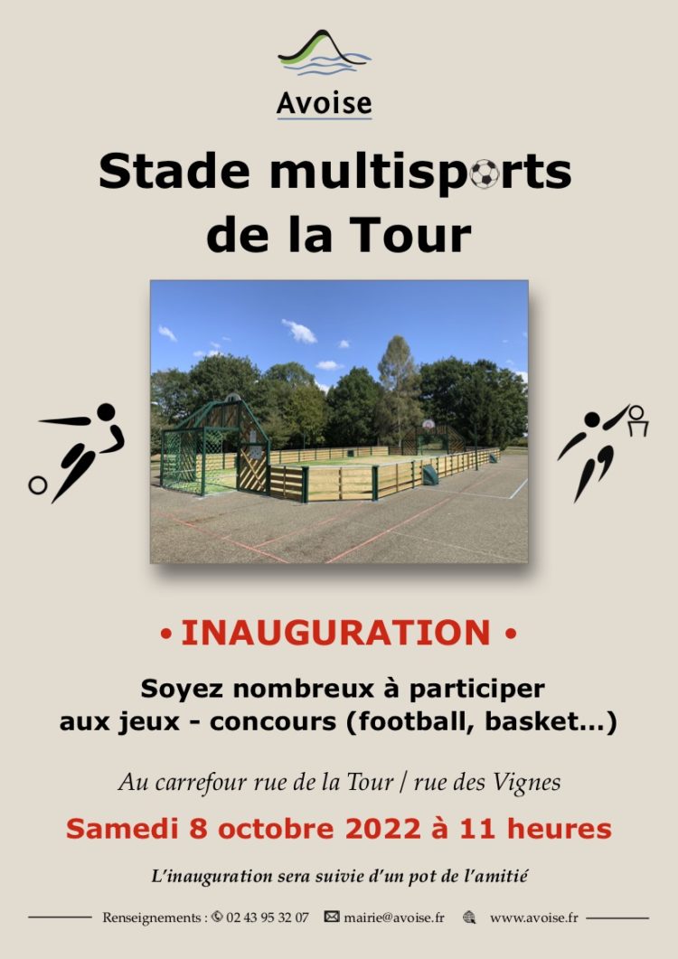 Affiche inauguration stade