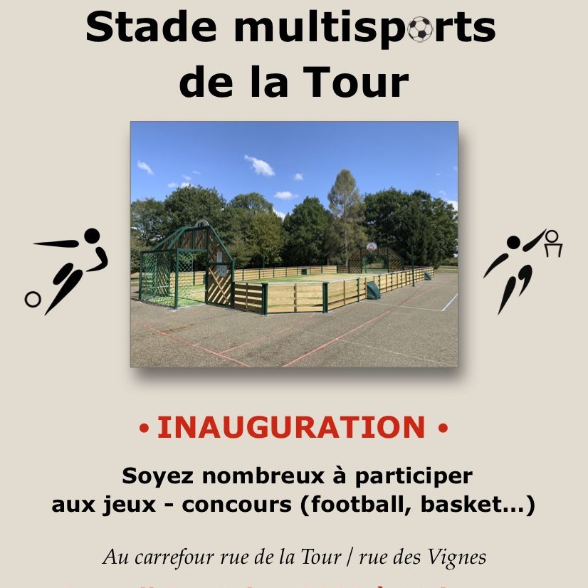 Affiche inauguration stade