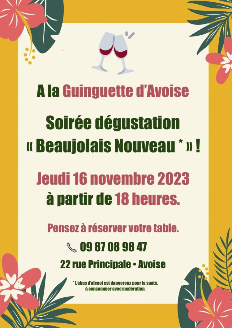 Invitation guinguette Beaujolais