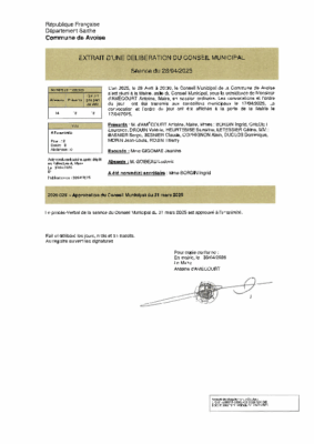 2025-028 APPROBATION CM