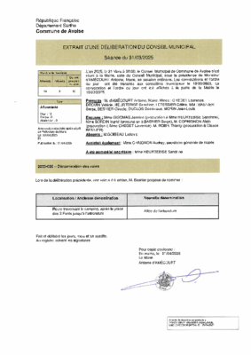 ED 2025-026 DENOMINATION DES VOIES