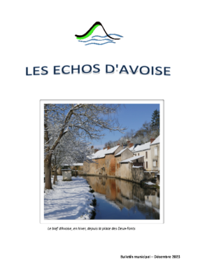 Bulletin municipal – Décembre 2023